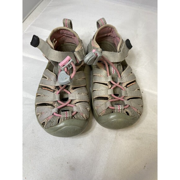 KEEN Girls Youth Pink Waterproof Hiking Camping Sport Sandals Size 9 - Picture 4 of 10